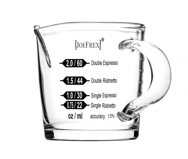 Espresso Shotglas Doppel-Auslauf